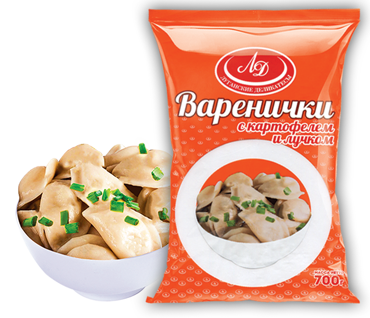 Варенички с картофелем и лучком