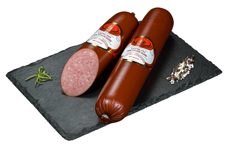 Колбаса варено-копченая «Сервелат Австрийский»