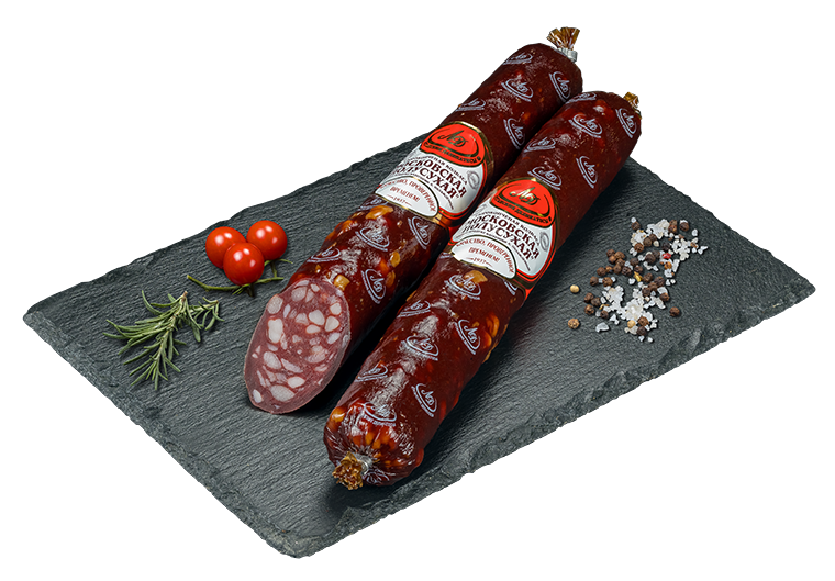 Колбаса сырокопченая «Московская полусухая»