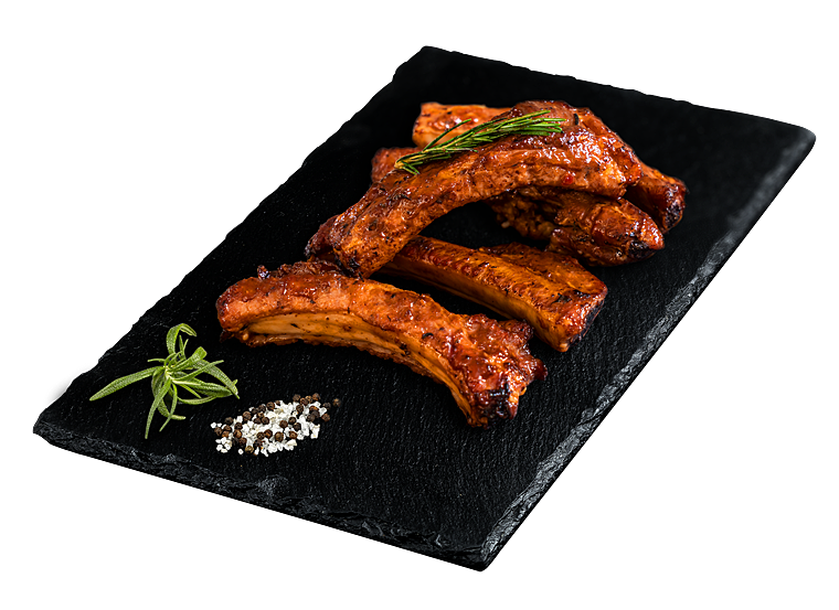 Сладкие ребрышки в Брусничном соусе