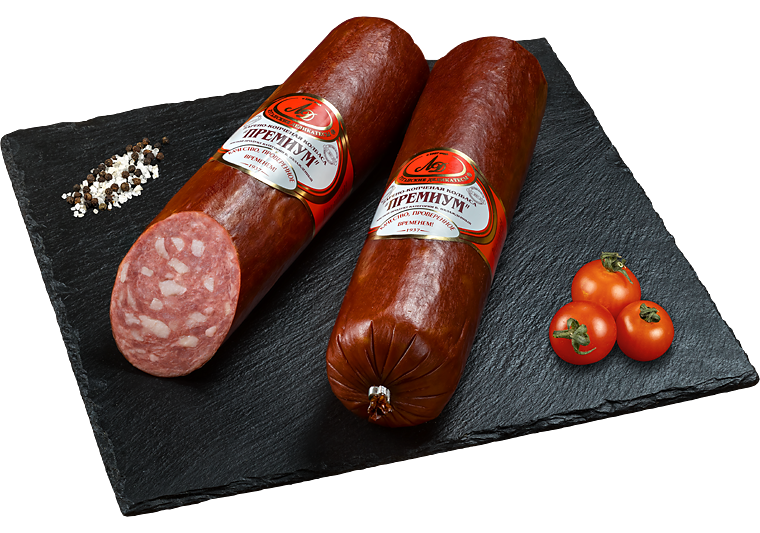 Колбаса варено-копченая «Премиум»