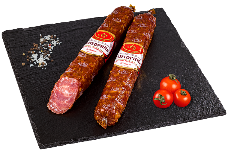 Колбаса сырокопченая «Санторини»