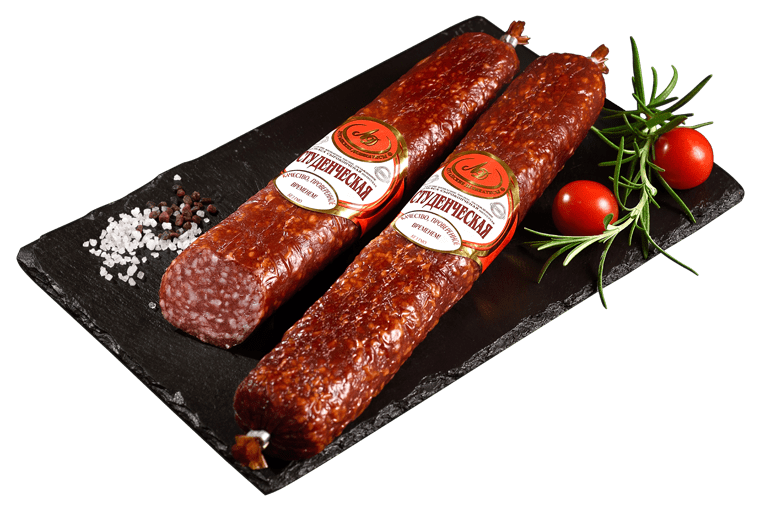 Колбаса сырокопченая «Студенческая» 